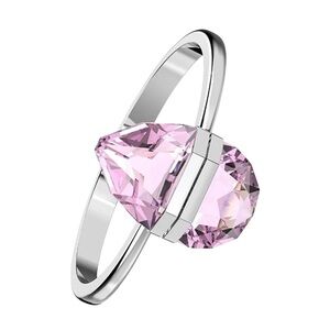 Swarovski Lucent Pink Crystal Ignite Dream Bangle Bracelet | Magnetic Closure